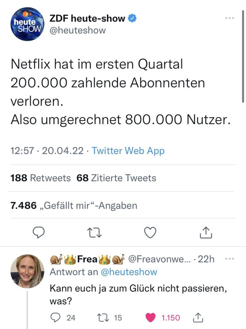 Reaktionen, Satire und Häme auf Twitter
