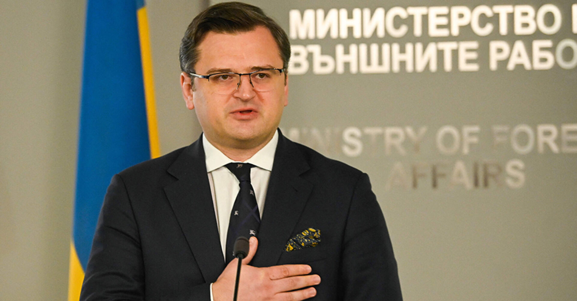 Der ukrainische Außenminister Dmytro Kuleba