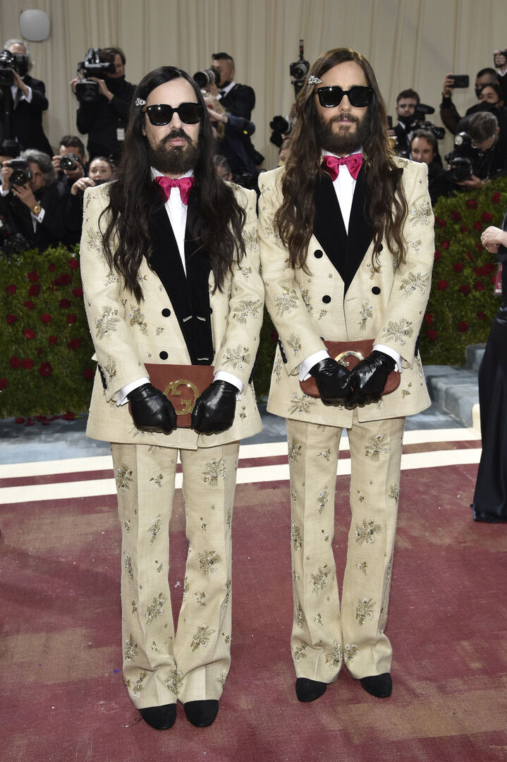 Jared Leto und Gucci-Designer Alessandro Michele
