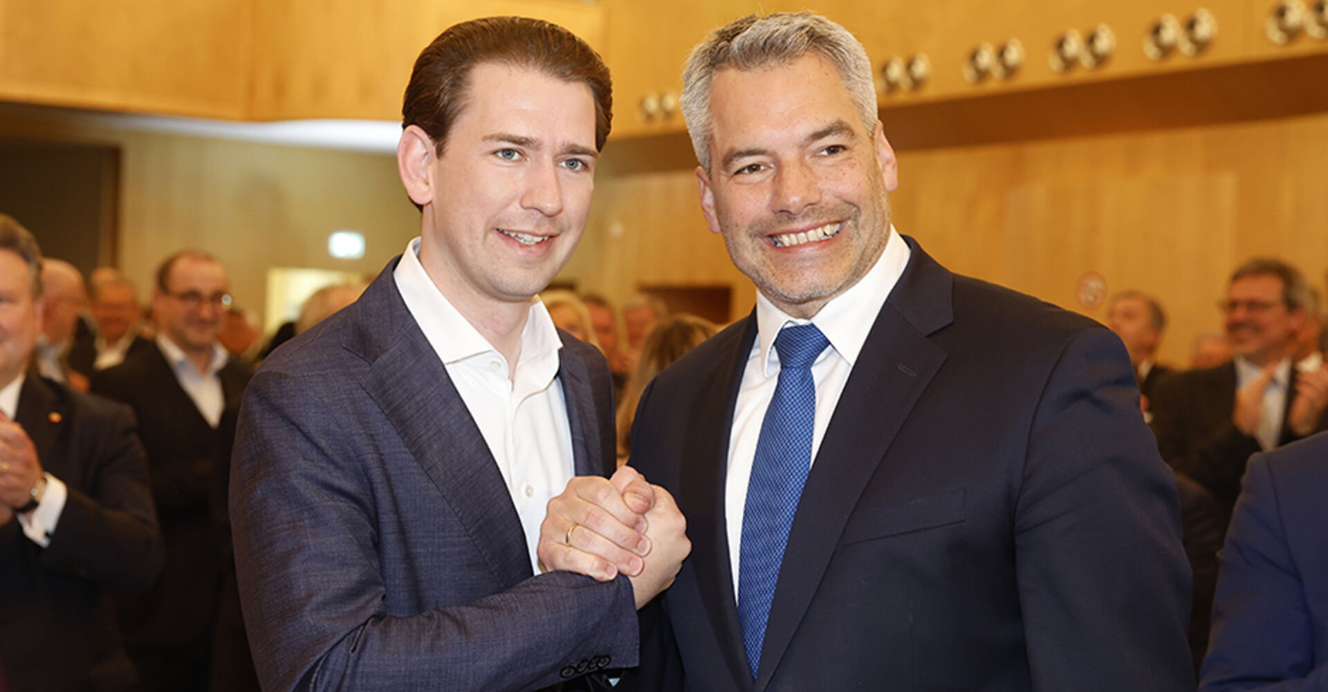Sebastian Kurz und Karl Nehammer
