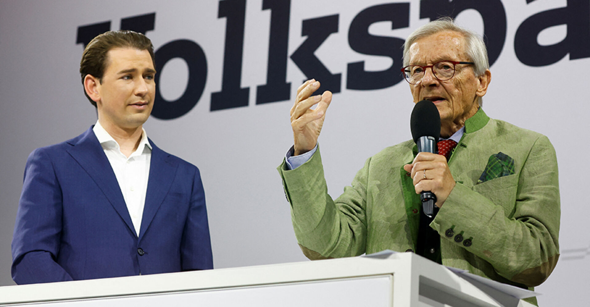 Sebastian Kurz und Wolfgang Schüssel
