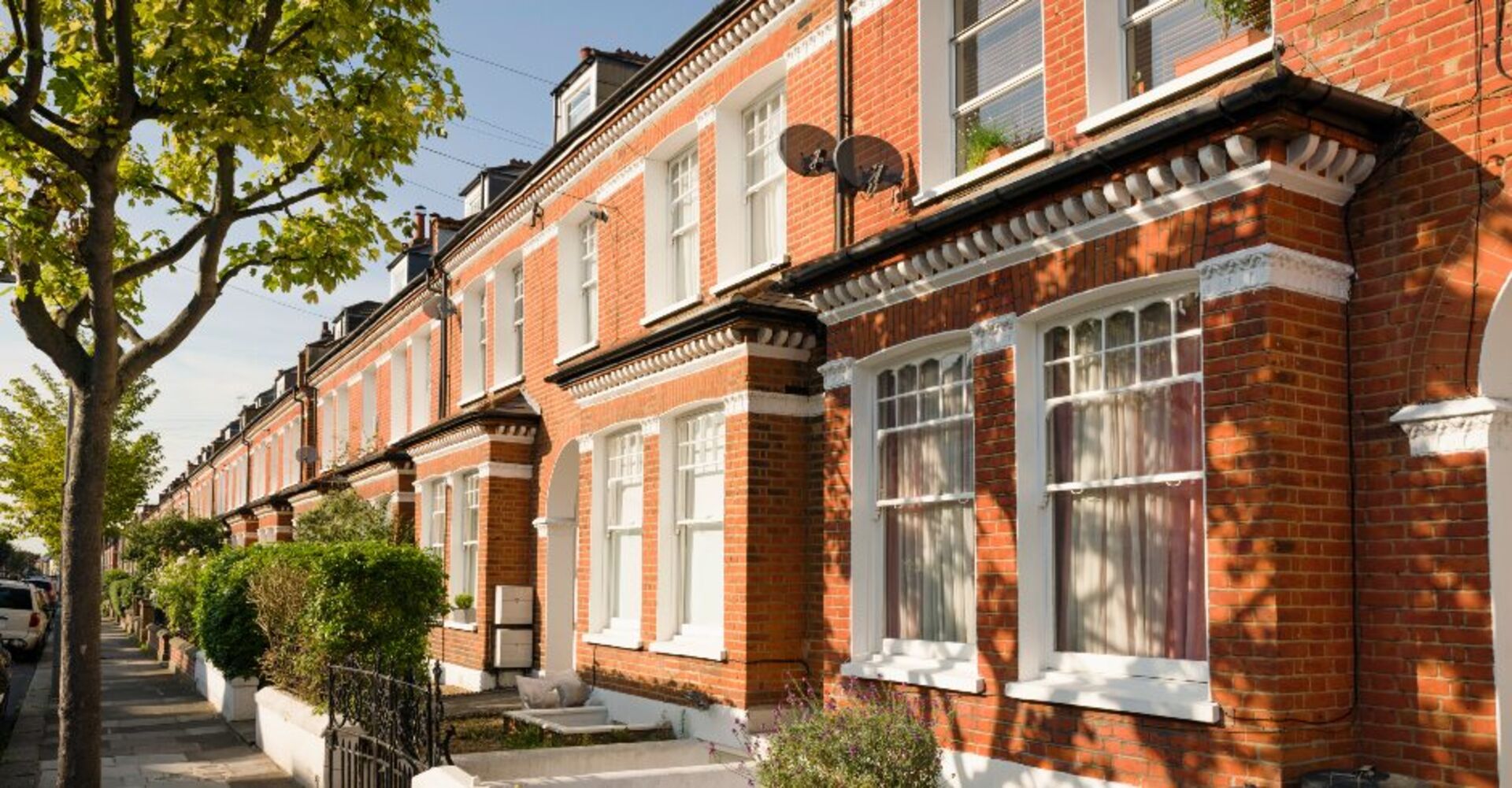 Britische Reihenhäuser