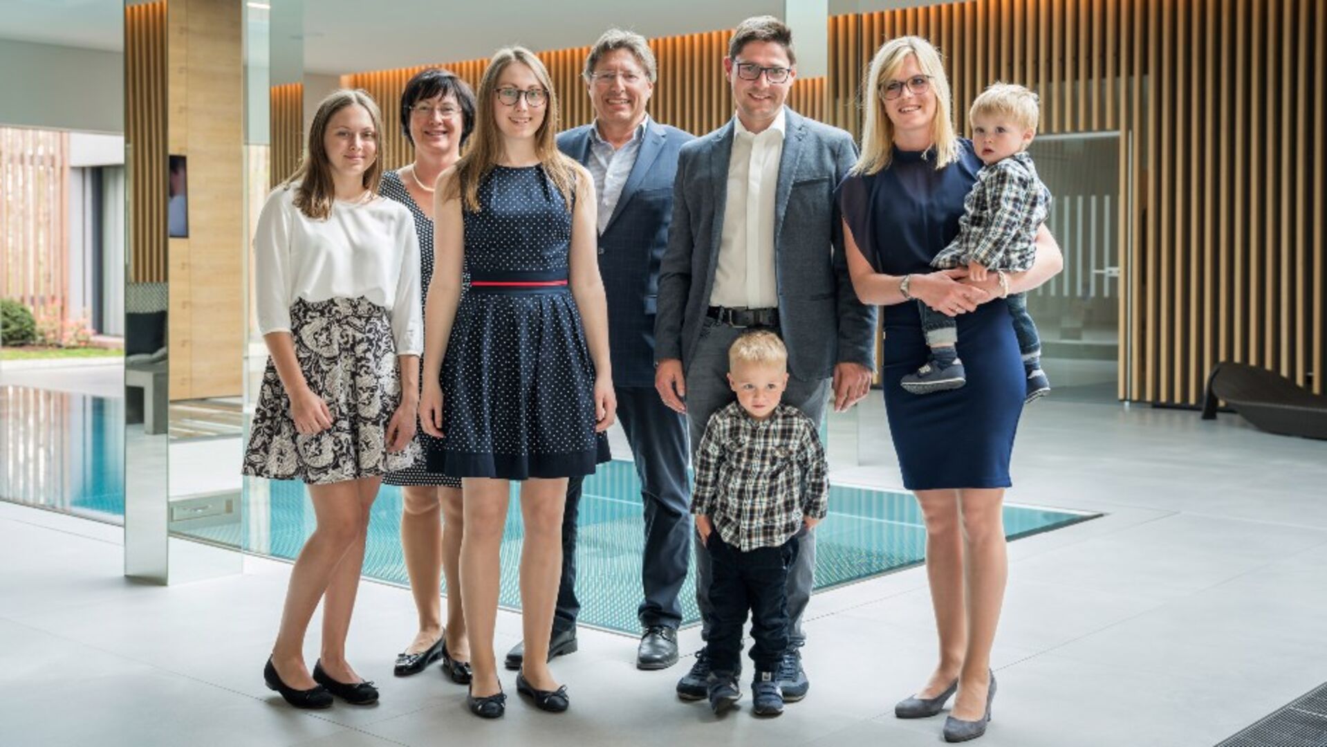 Hermann Weissenecker mit Familie