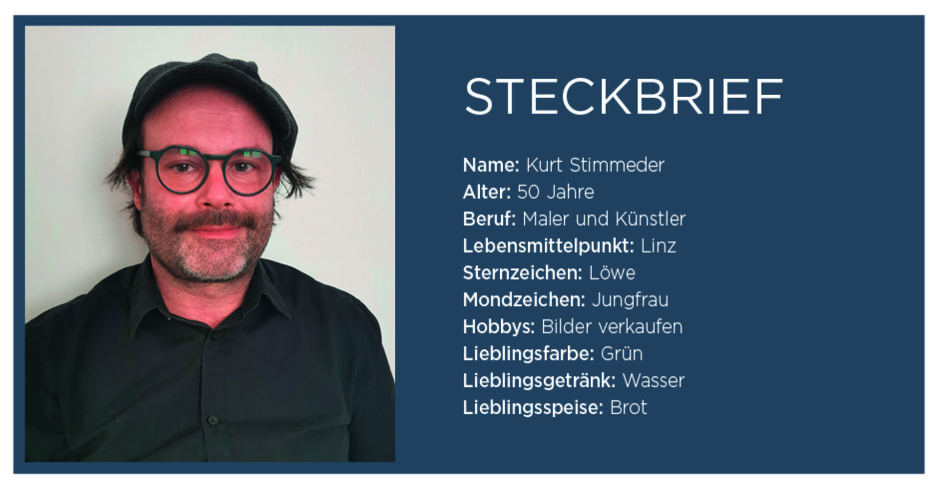 Steckbrief Kurt Stimmeder