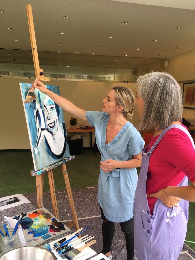 Malkurs Adrienne Egger | Credit: Adrienne Egger