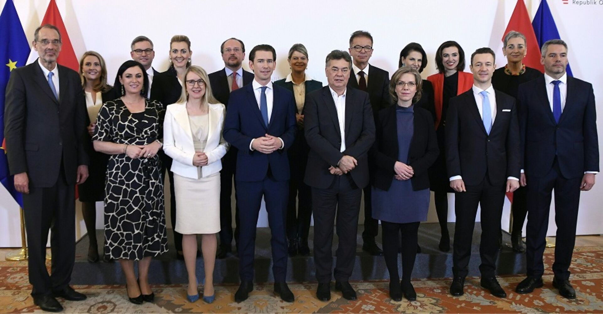 Die Regierung Kurz II im Jänner 2020