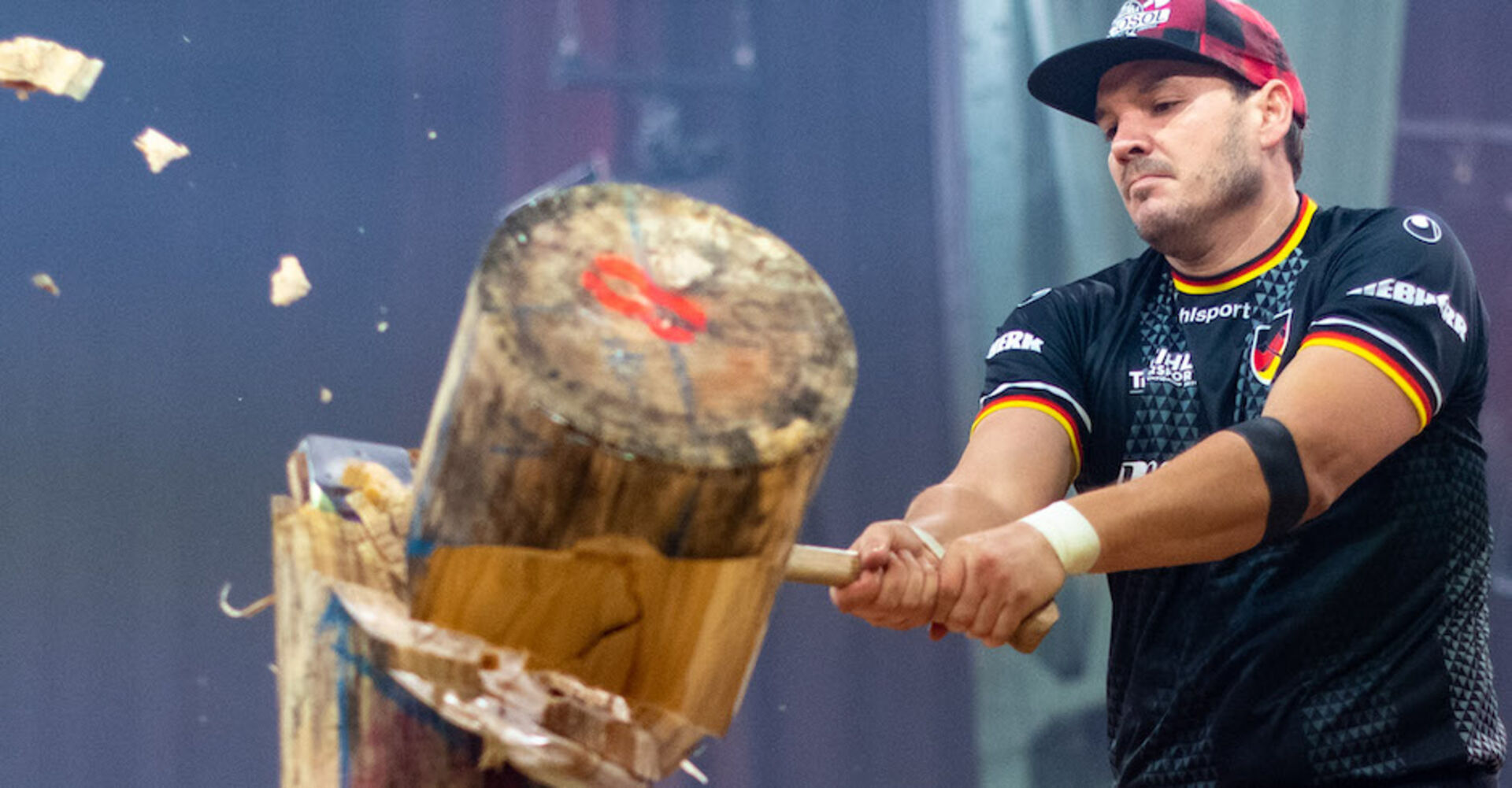 Robert Ebner bei der Stihl Timbersports World Trophy | Credit: Andreas Schaad/Limex Images
