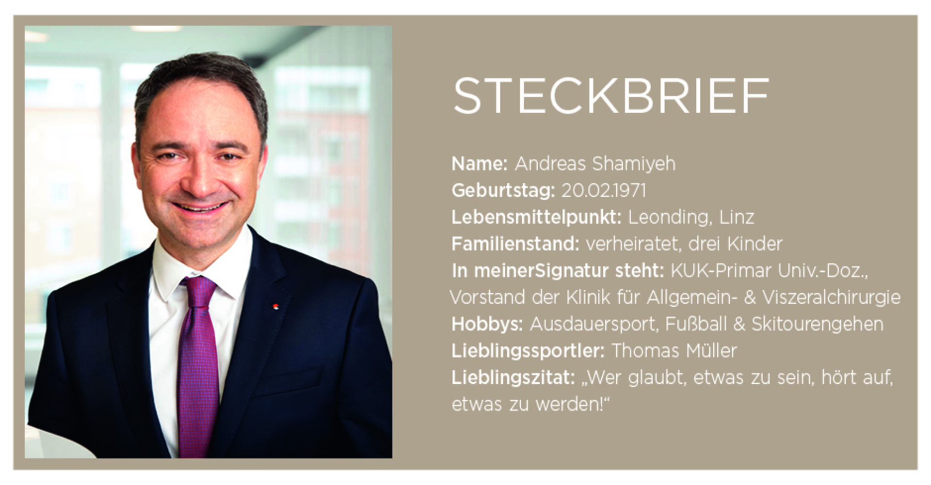 Steckbrief von Andreas Shamiyeh