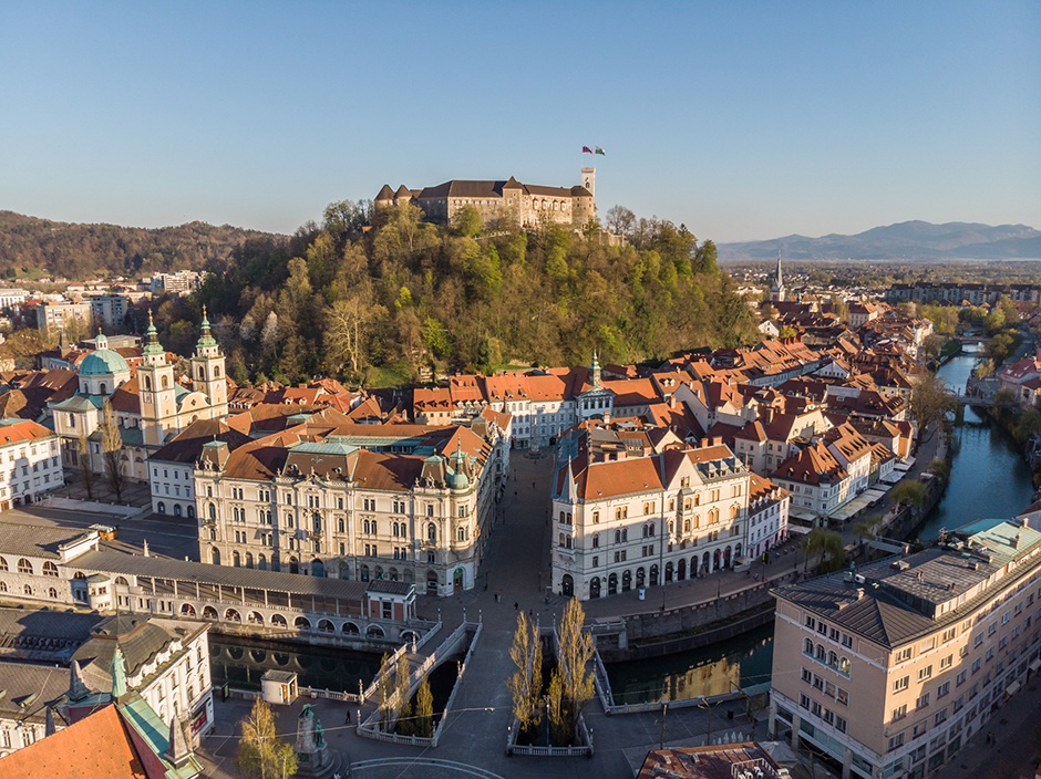 Ljubljana von oben | Credit: iStock.com/kasto80