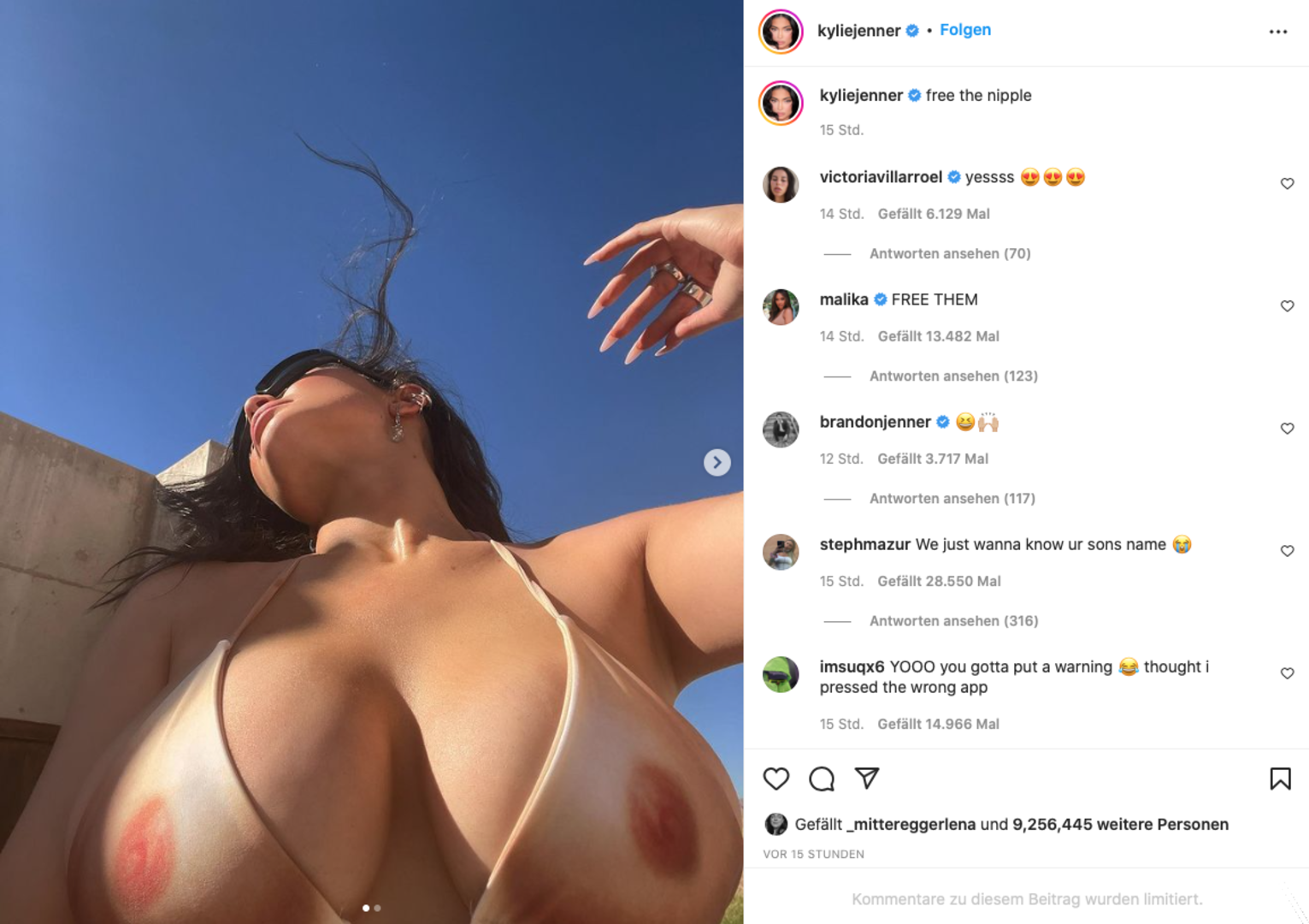 Instagram-Post von Kylie Jenner