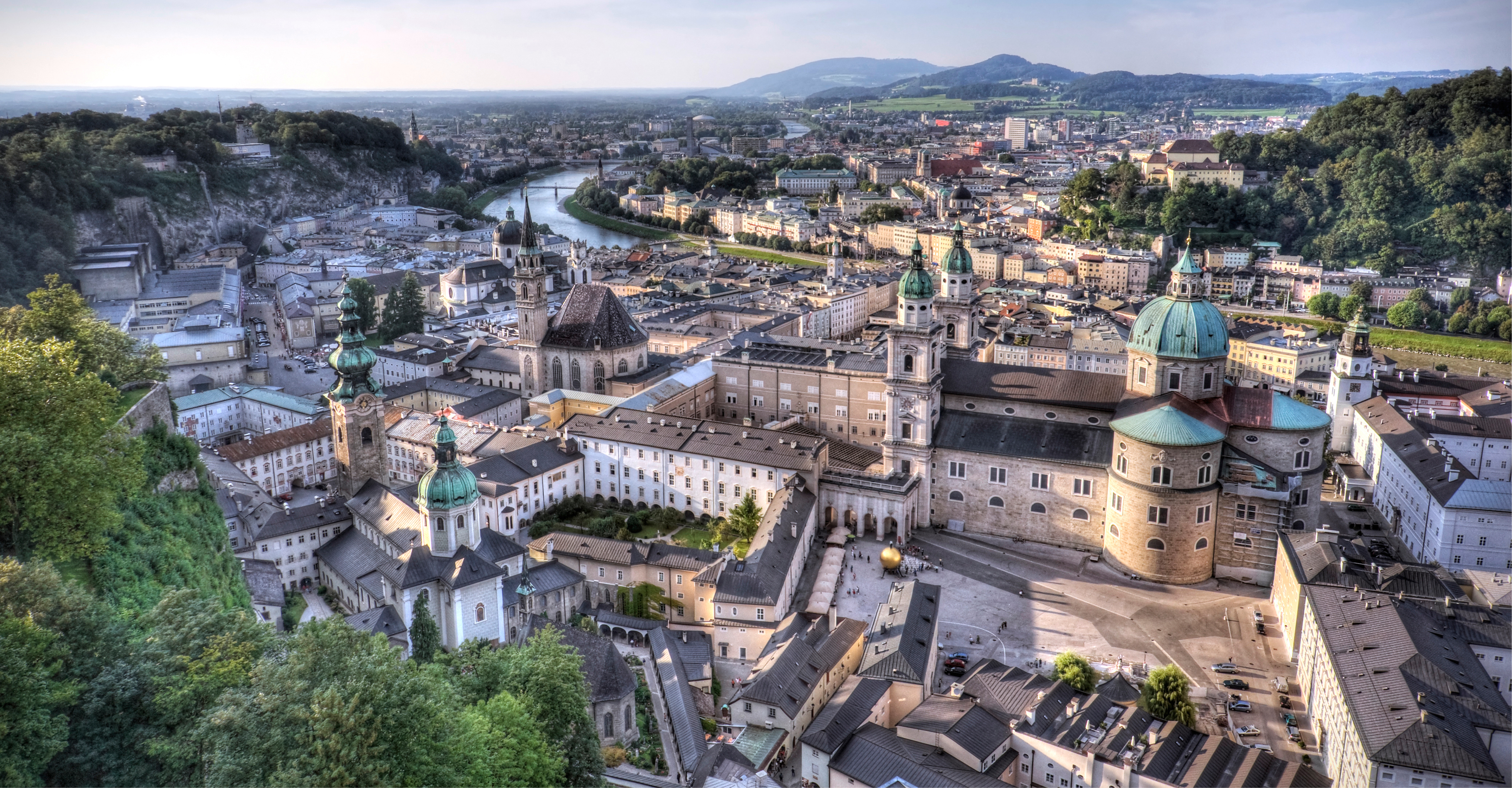 Blick auf Salzburg