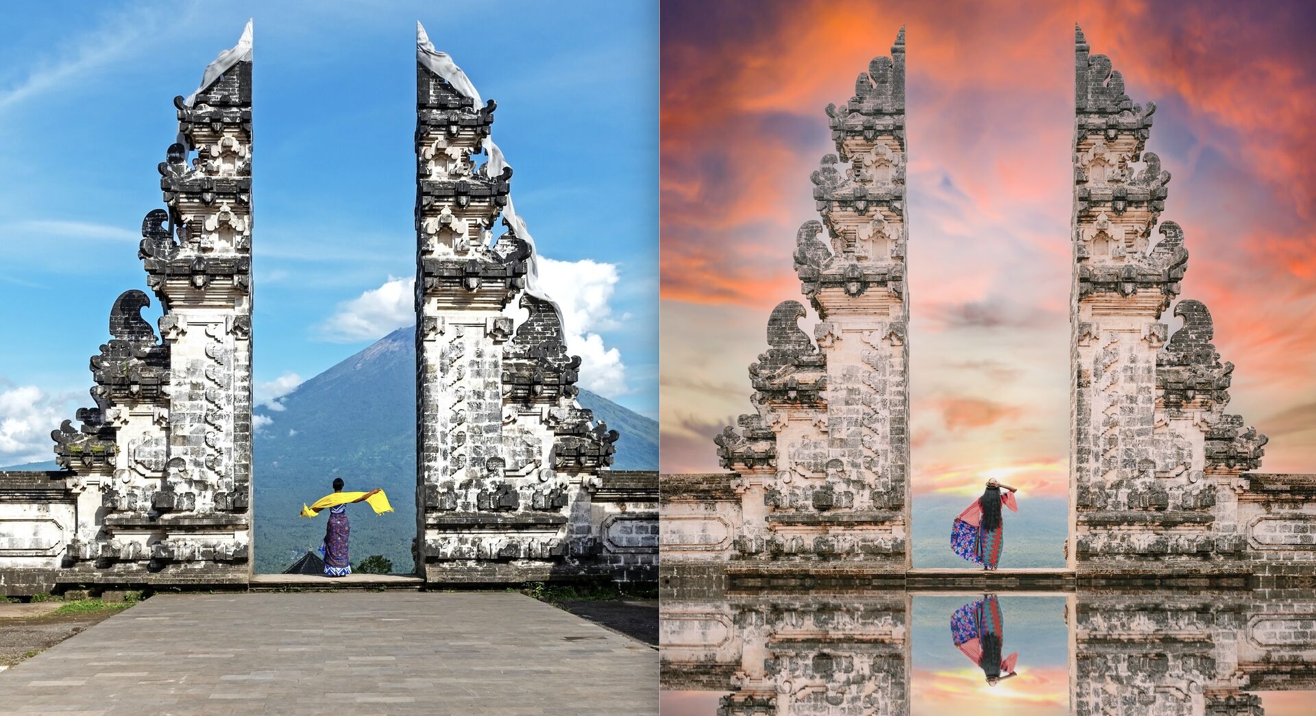 Sightseeing-Hotspots: Insta vs. Realität | Credit: iStock.com/Travel Wild (links), iStock.com/Cn0ra (rechts)