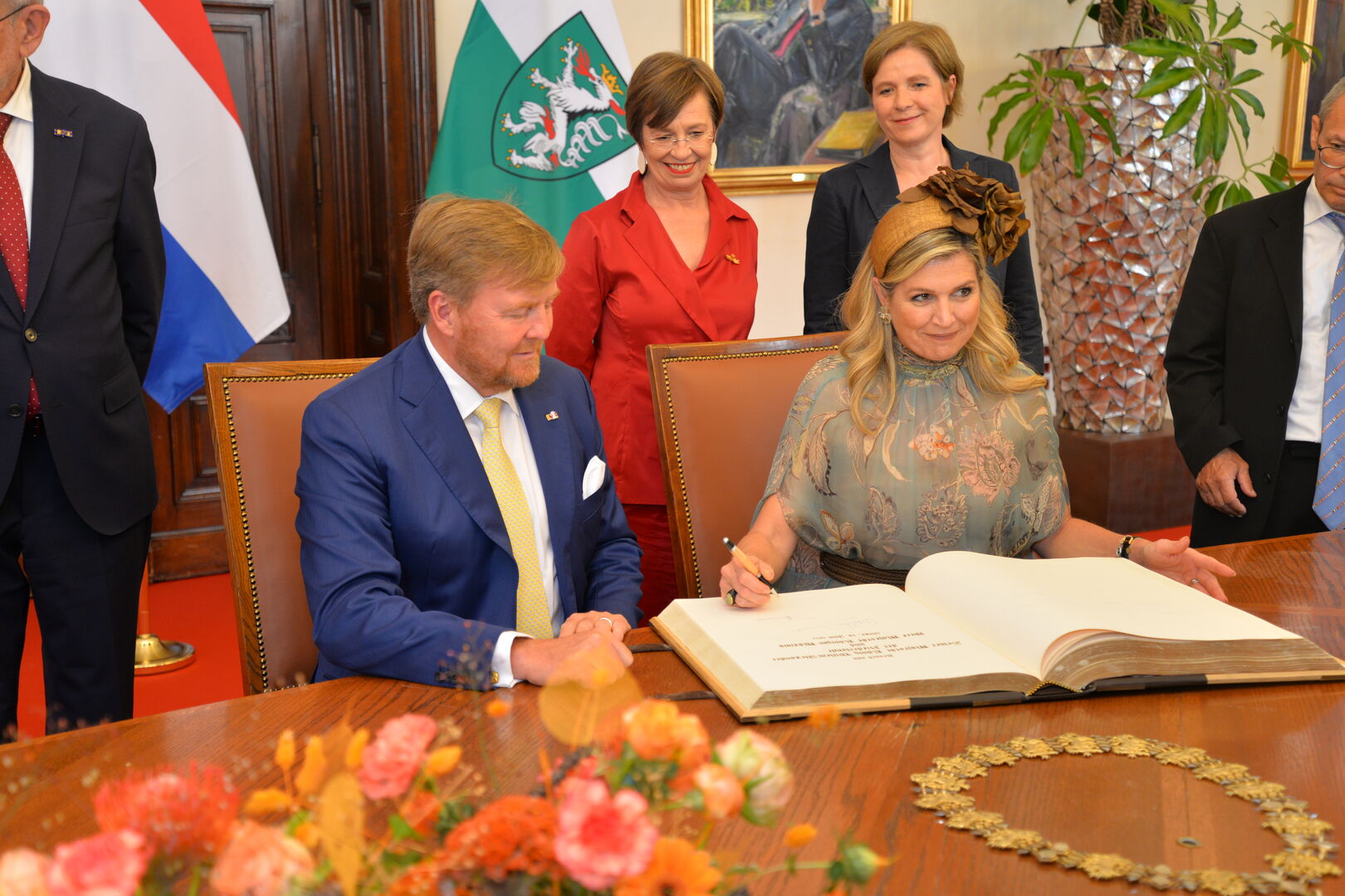 Eintrag in das Goldene Buch der Stadt Graz