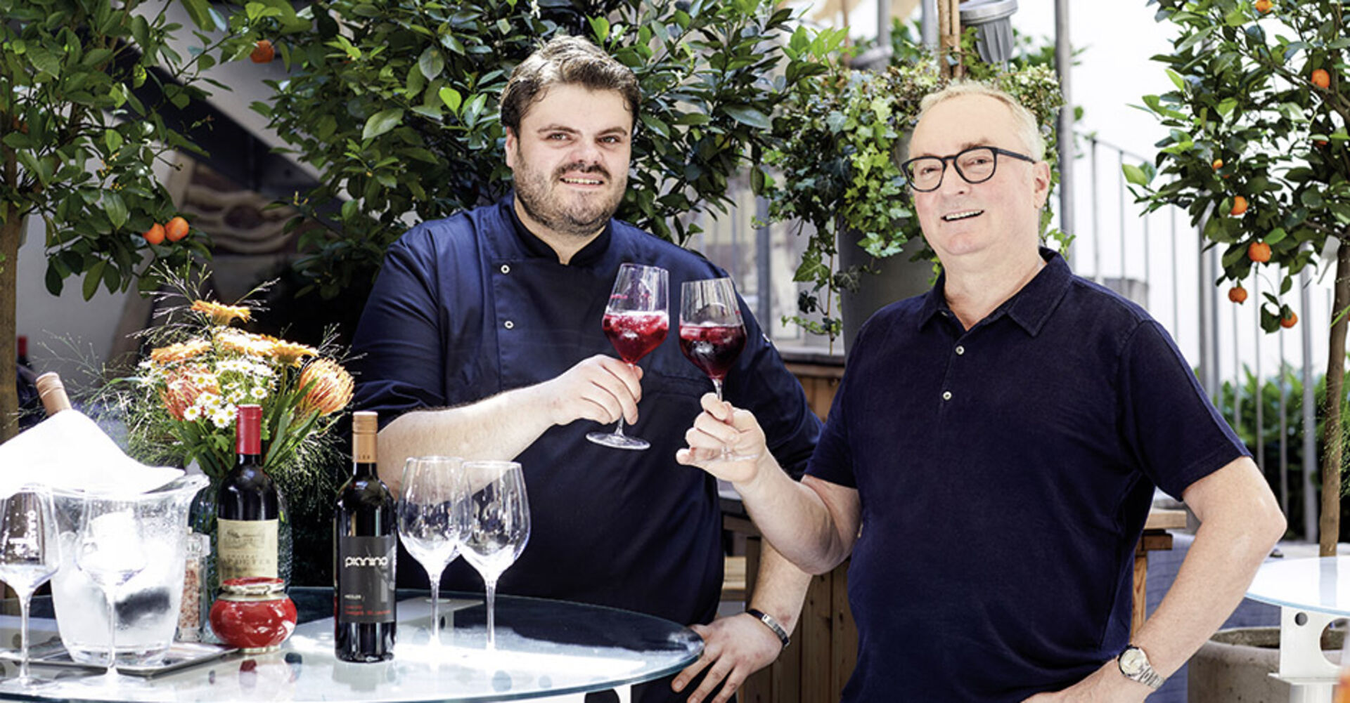 CChef de Cuisine Peter Prandstötter und Inhaber Harald Katzmayr