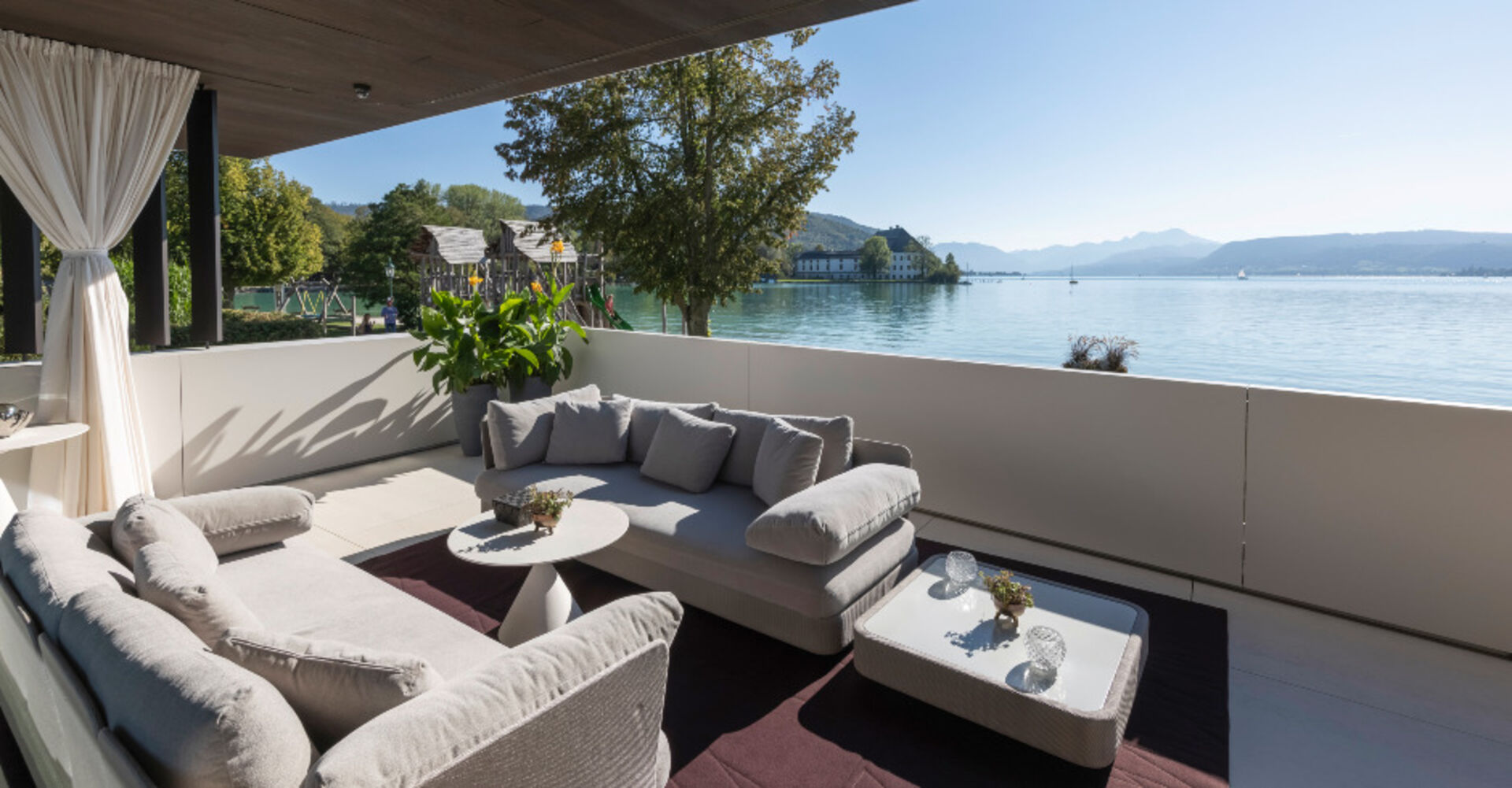 Terrasse am Attersee