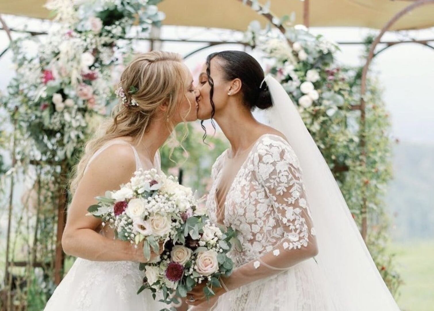 Sarah Puntigam heiratete ihre Freundin. | Credit: Instagram/geebanks