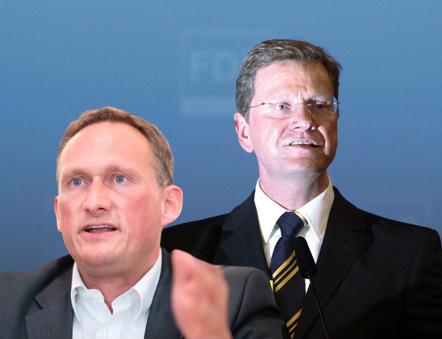 Pöttler und Westerwelle | Credit: FABRIZIO BENSCH / REUTERS / picturedesk.com, GEORG HOCHMUTH / APA / picturedesk.com