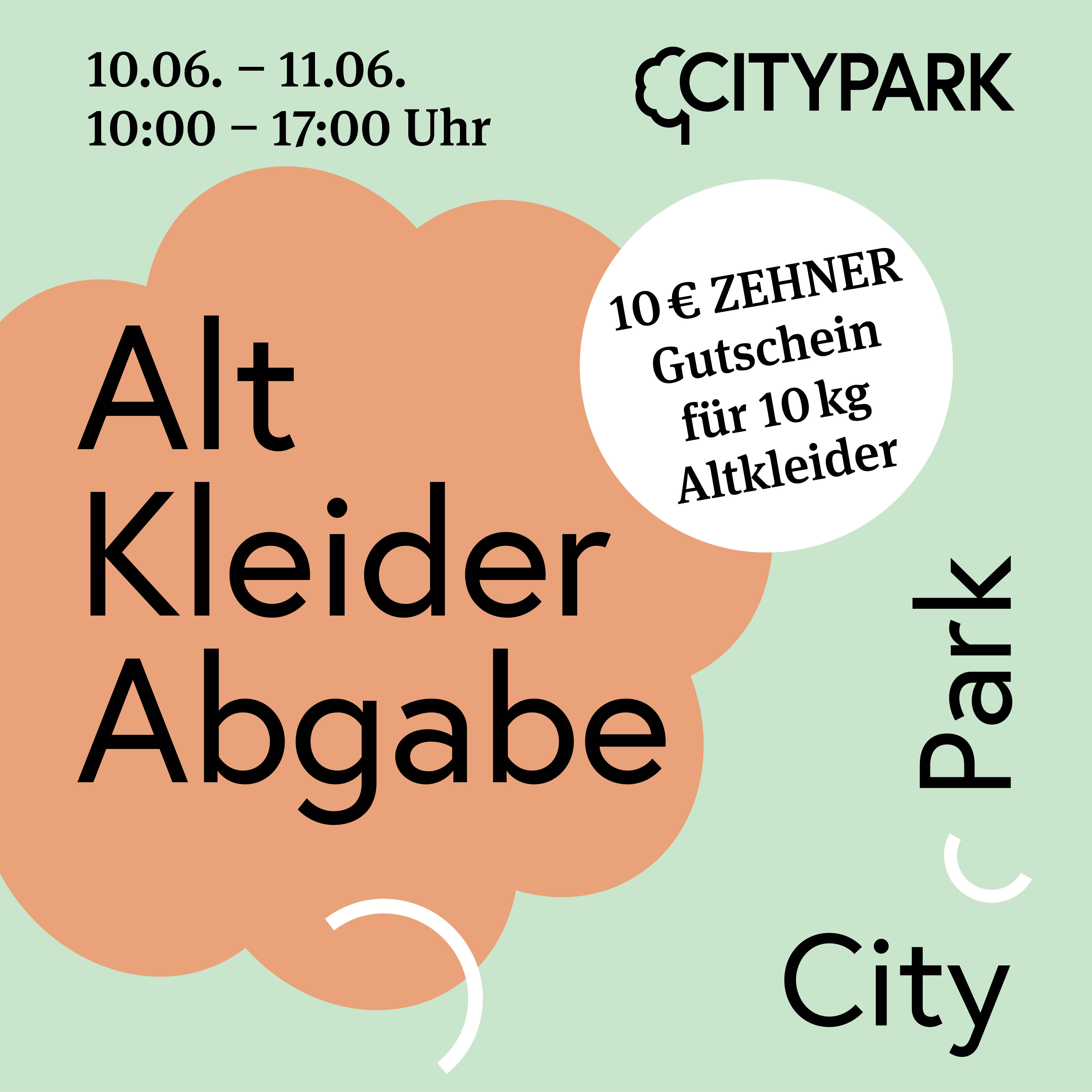 Werbesujet Altkleider-Abgabe