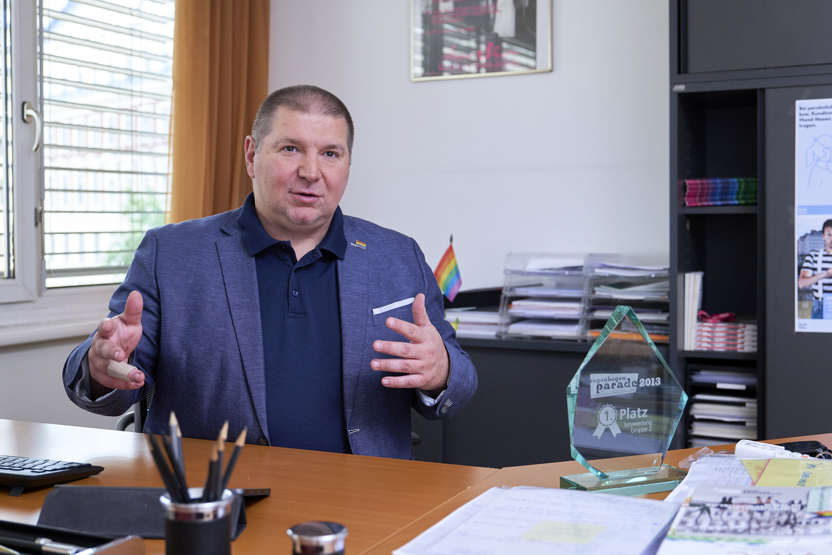 Leiter der Wiener Antidiskriminierungsstelle für LGBTIQ-Angelegenheiten | Credit: PID/Wache