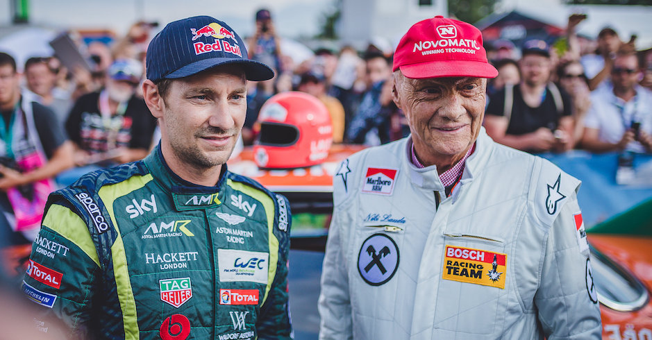 Matthias und Niki Lauda I Credit: Dominik Angerer/EXPA/picturedesk.com