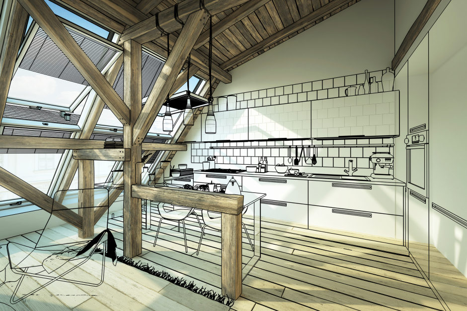 Küchendesign nach einer 3D-Planungssoftware | Credit: iStock.com/Marc_Osborne