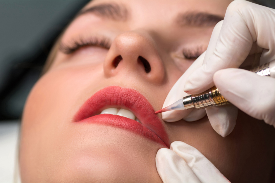 Junge Frau bei Permanent Make-up Behandlung | Credit: iStock.com/Luda311