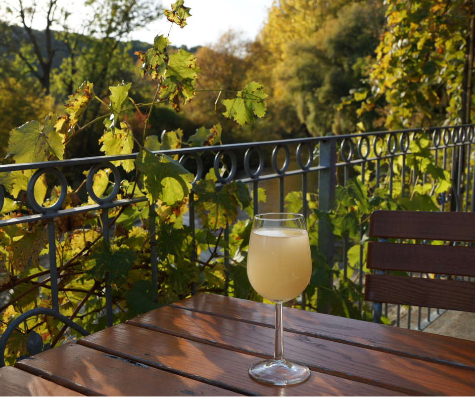 Ein Glas Most im Sonnenuntergang | Credit: iStock.com/Flori0