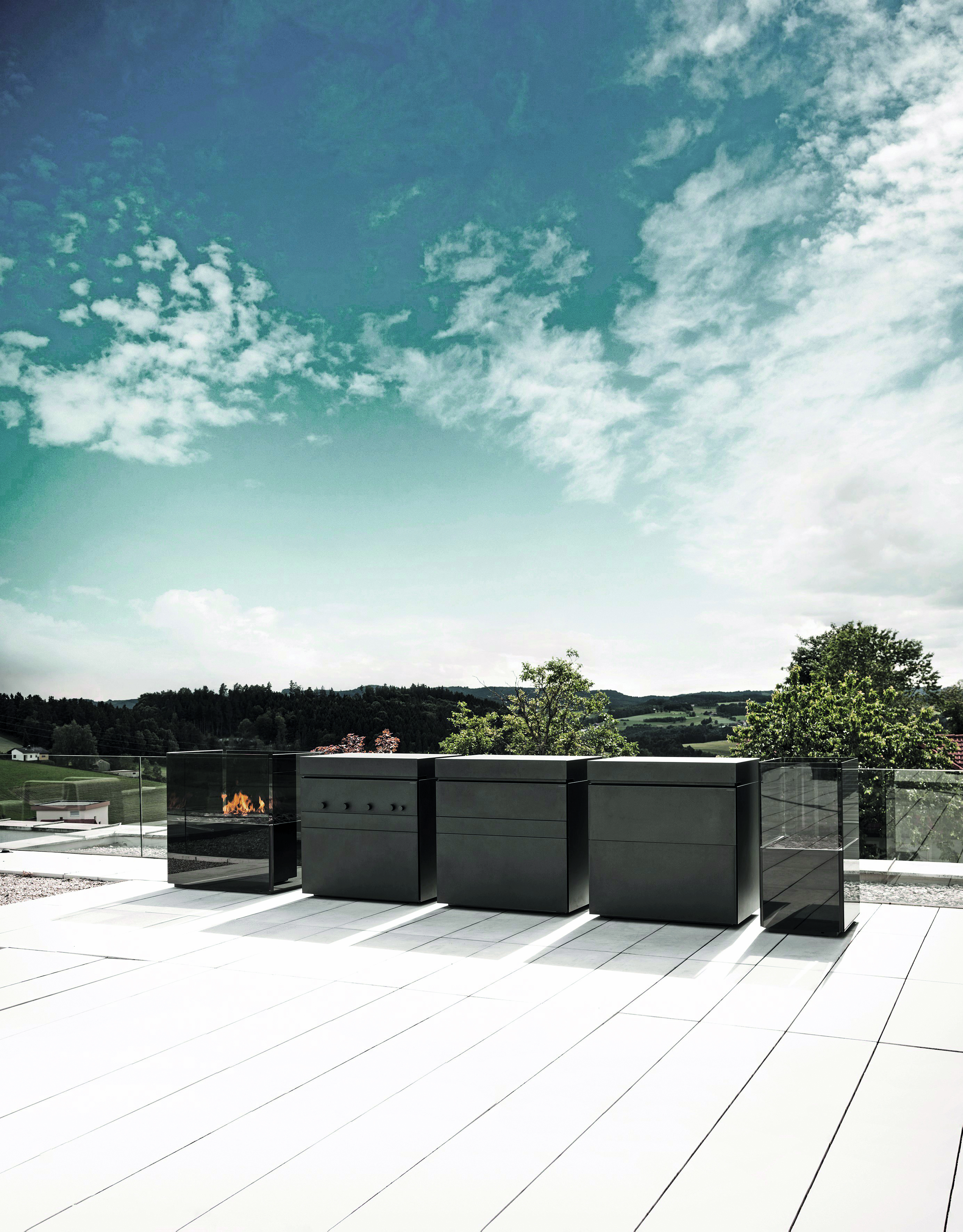 Outdoorküche &quot;Rock.Air&quot; von Steininger | Credit: steininger.designers gmbh