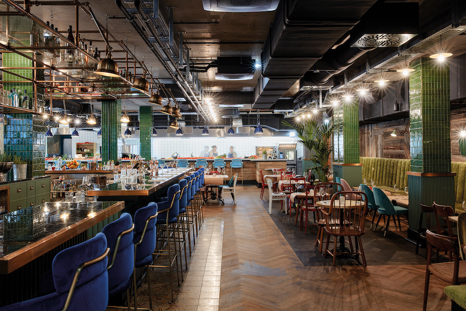 Innenansicht des Restaurants