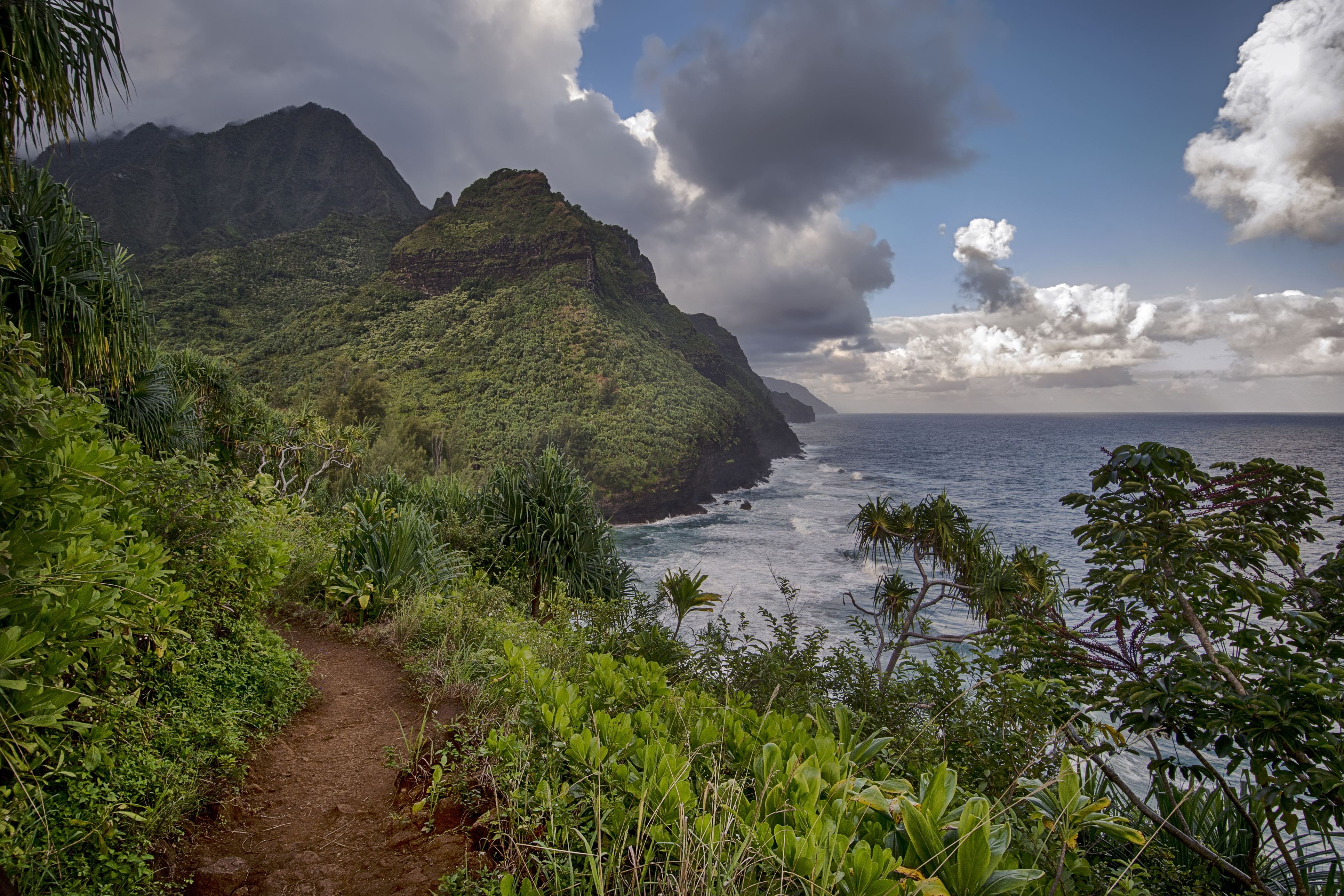 Nur etwas für geübte Bergfexen: Der Kalalau Trail. | Credit:  iStock.com/7Michael