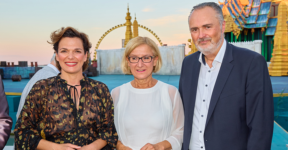 Rendi-Wagner, Mikl-Leitner und Doskozil bei den Seefestspielen Mörbisch