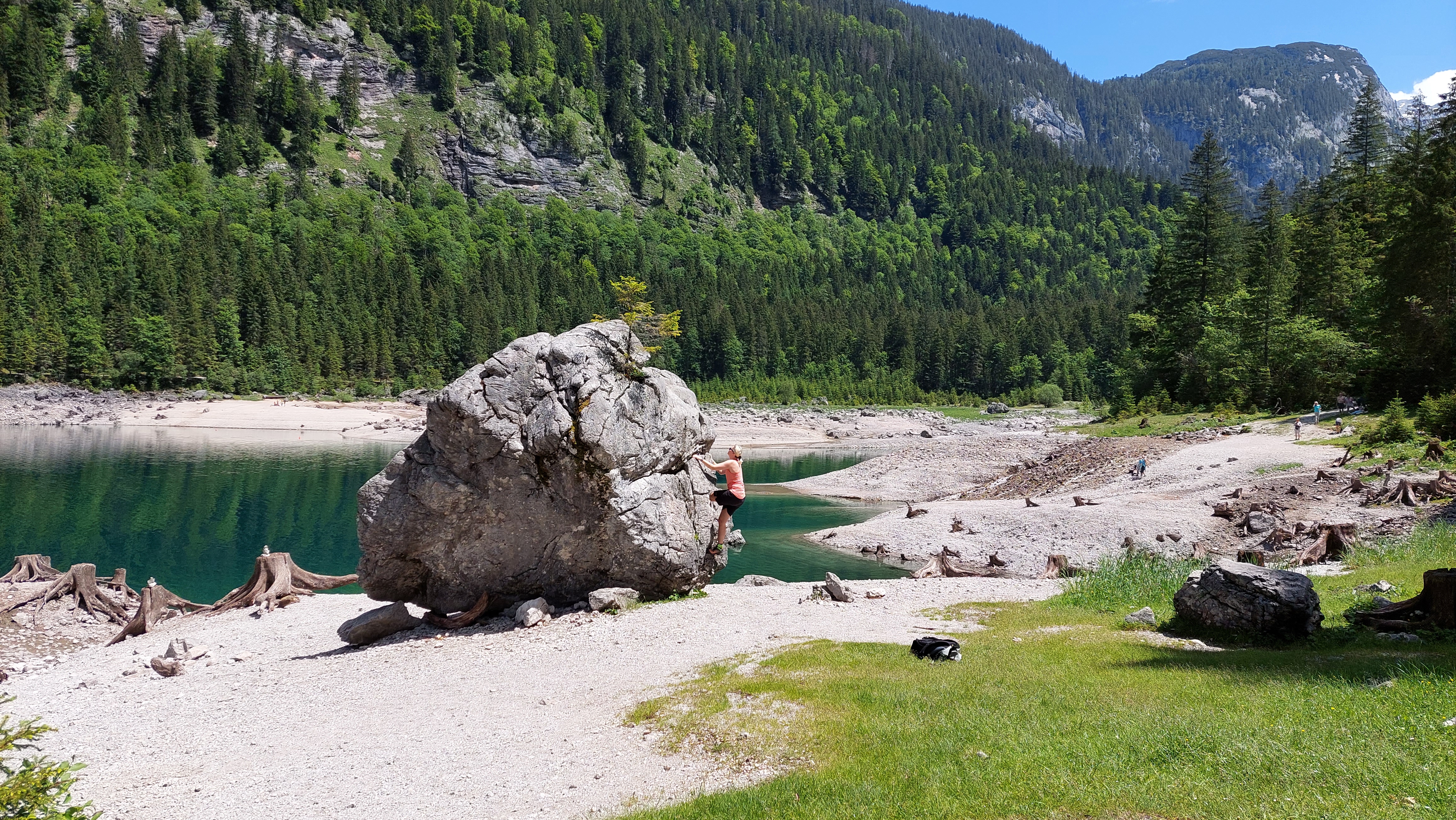 Fels beim vorderen Gosausee | Credit: Simone Reitmeier