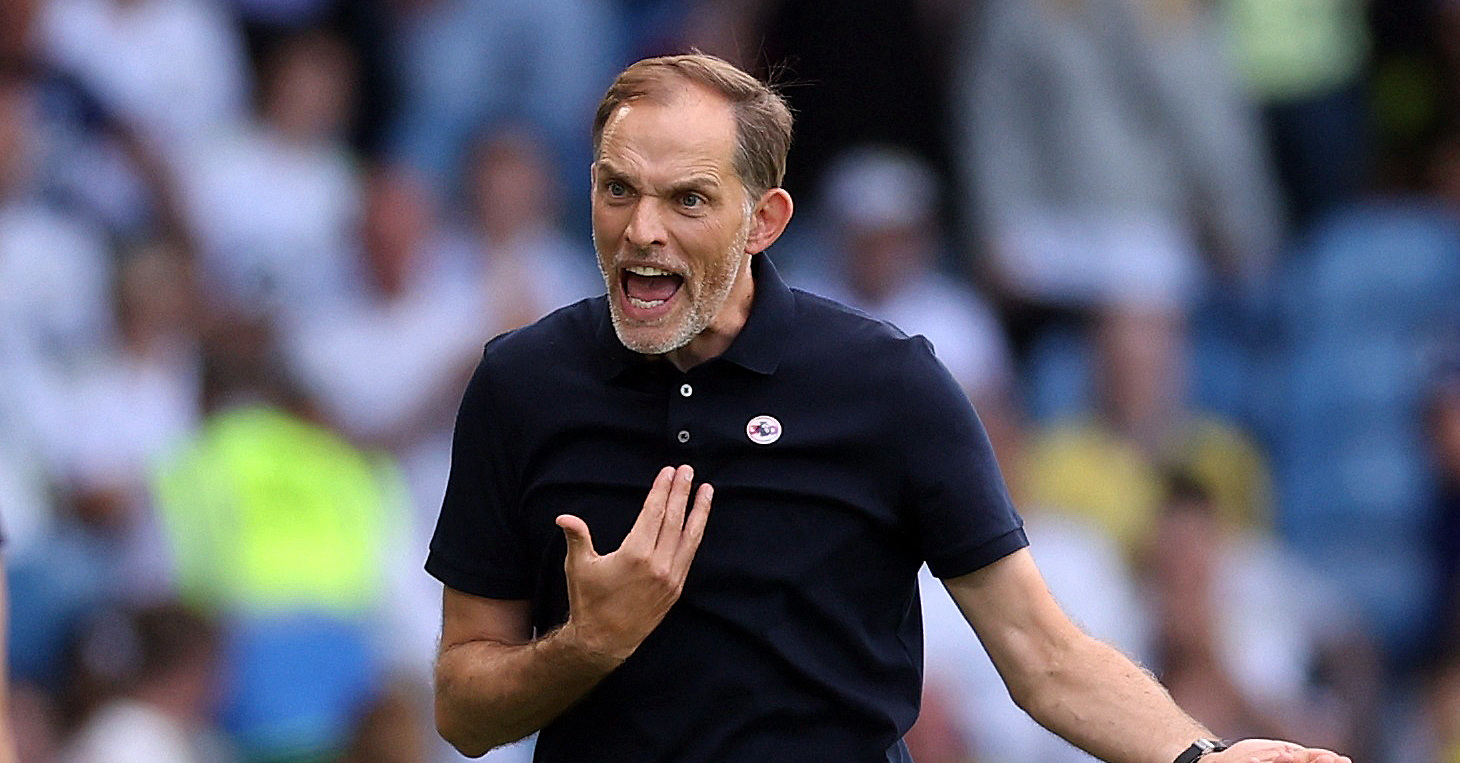 Ein wütender Chelsea-Trainer Thomas Tuchel