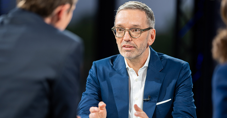 FPÖ-Chef Herbert Kickl im ORF-Sommergespräch