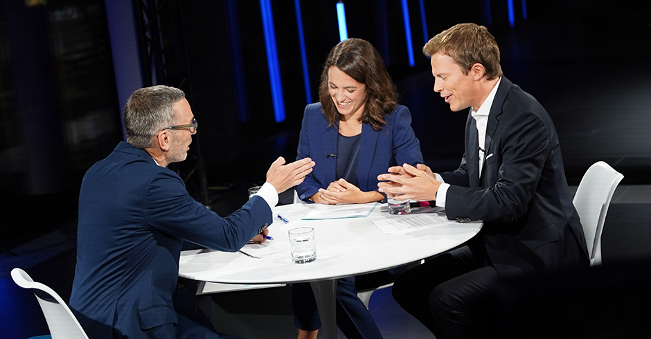 Herbert Kickl im Gespräch mit Julia Schmuck und Tobias Pötzelsberger