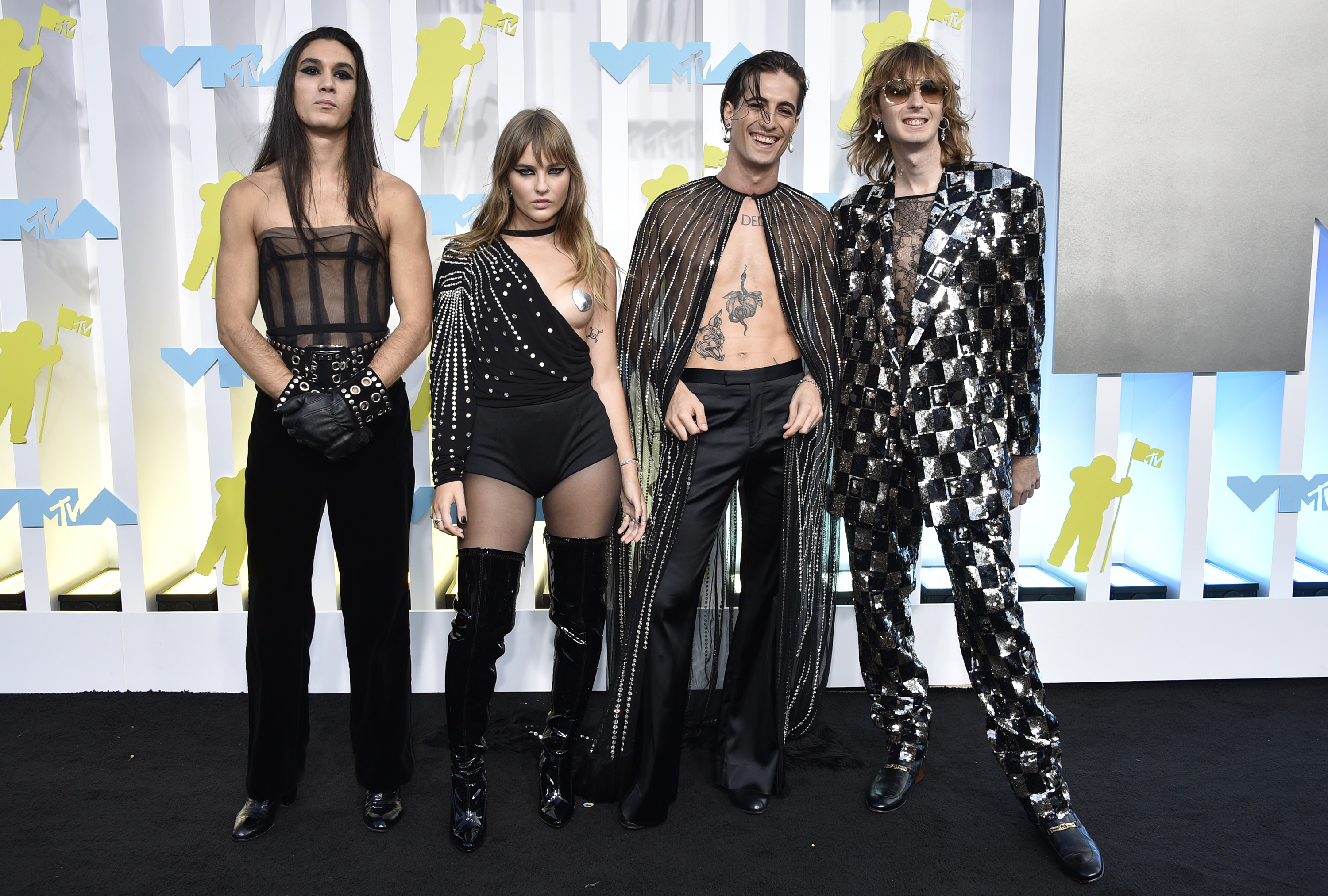 Die italienische Band Måneskin