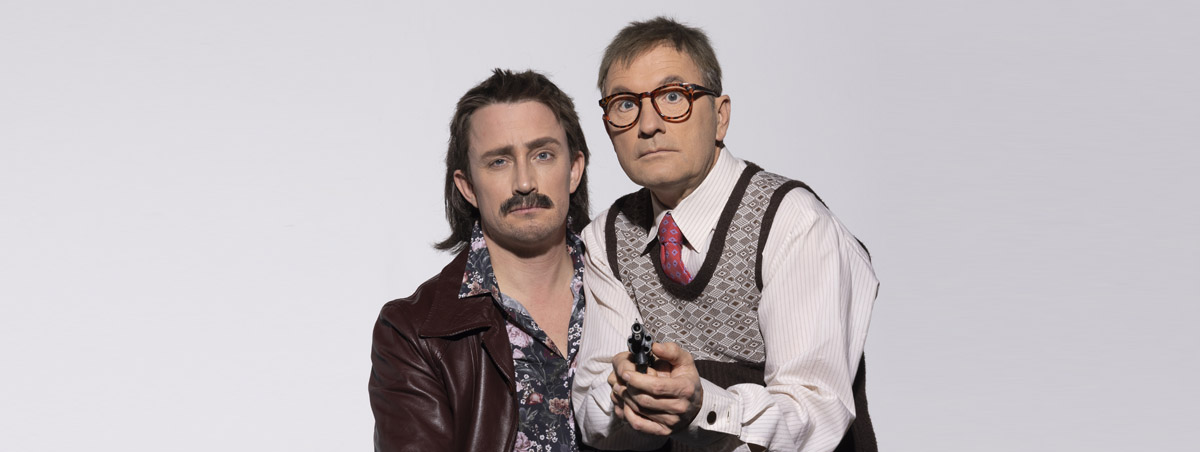 Stefan Moser und Urs Harnik in „Zwei wie Bonnie und Clyde“