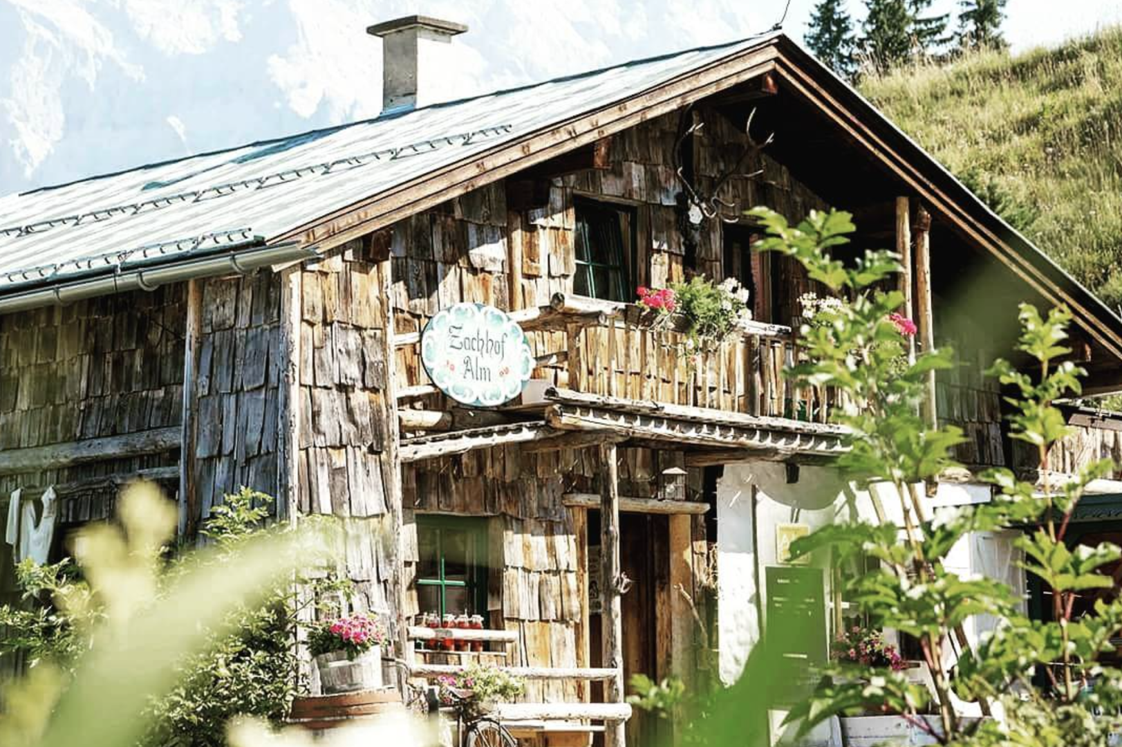 Zachhofalm Außenansicht der Hütte