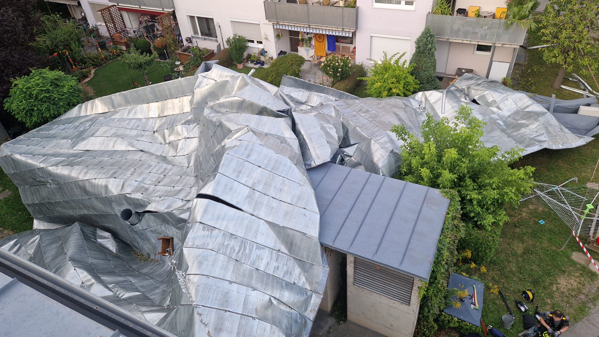 Aluminium-Dachverkleidung