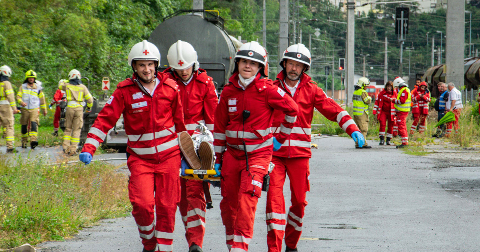 Groß angelegte Übung für Tiroler Einsatzkräfte | Credit: Landesrettungskommando Tirol | FGG 5