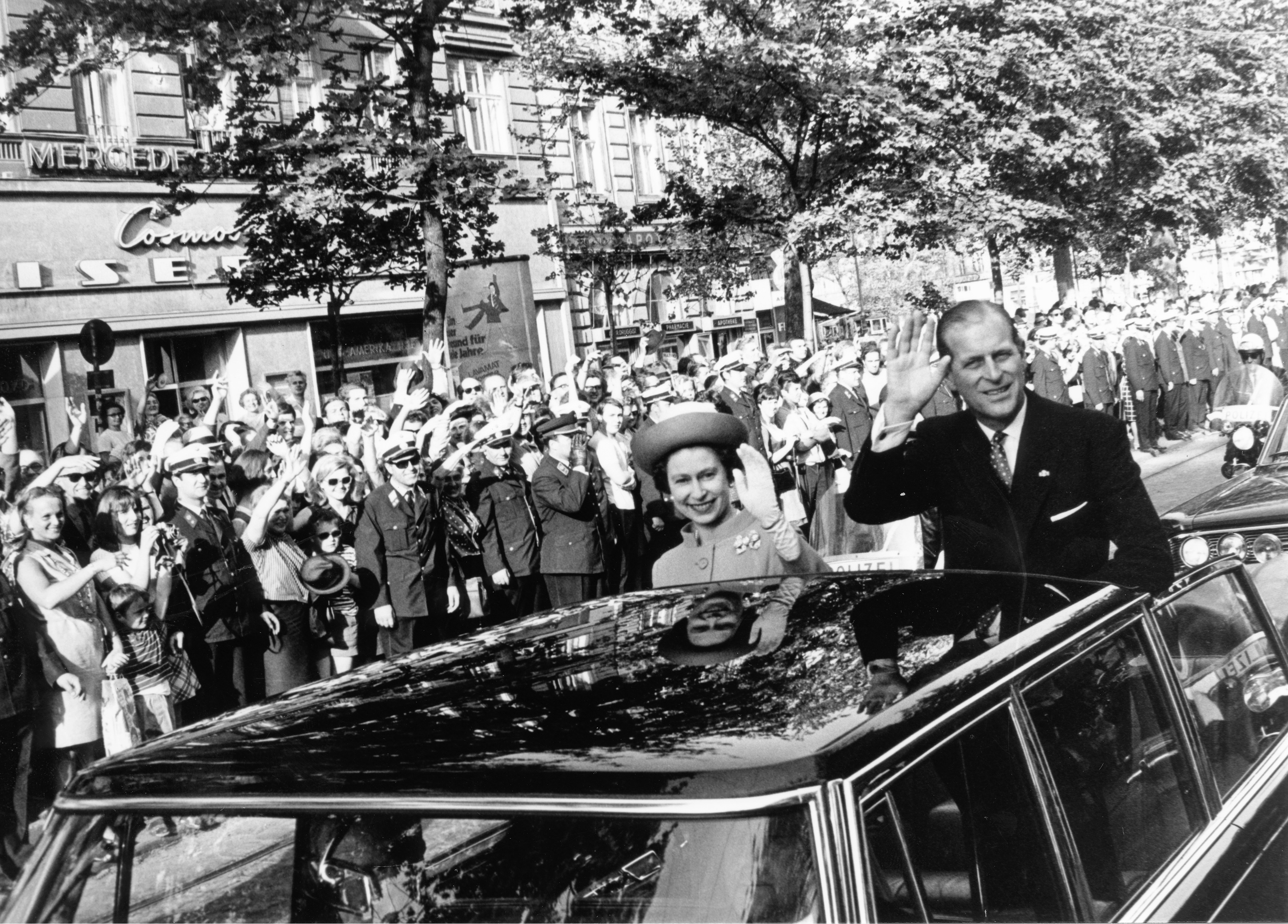 Die Queen und Prinz Philip beim Staatsbesuch in Österreich