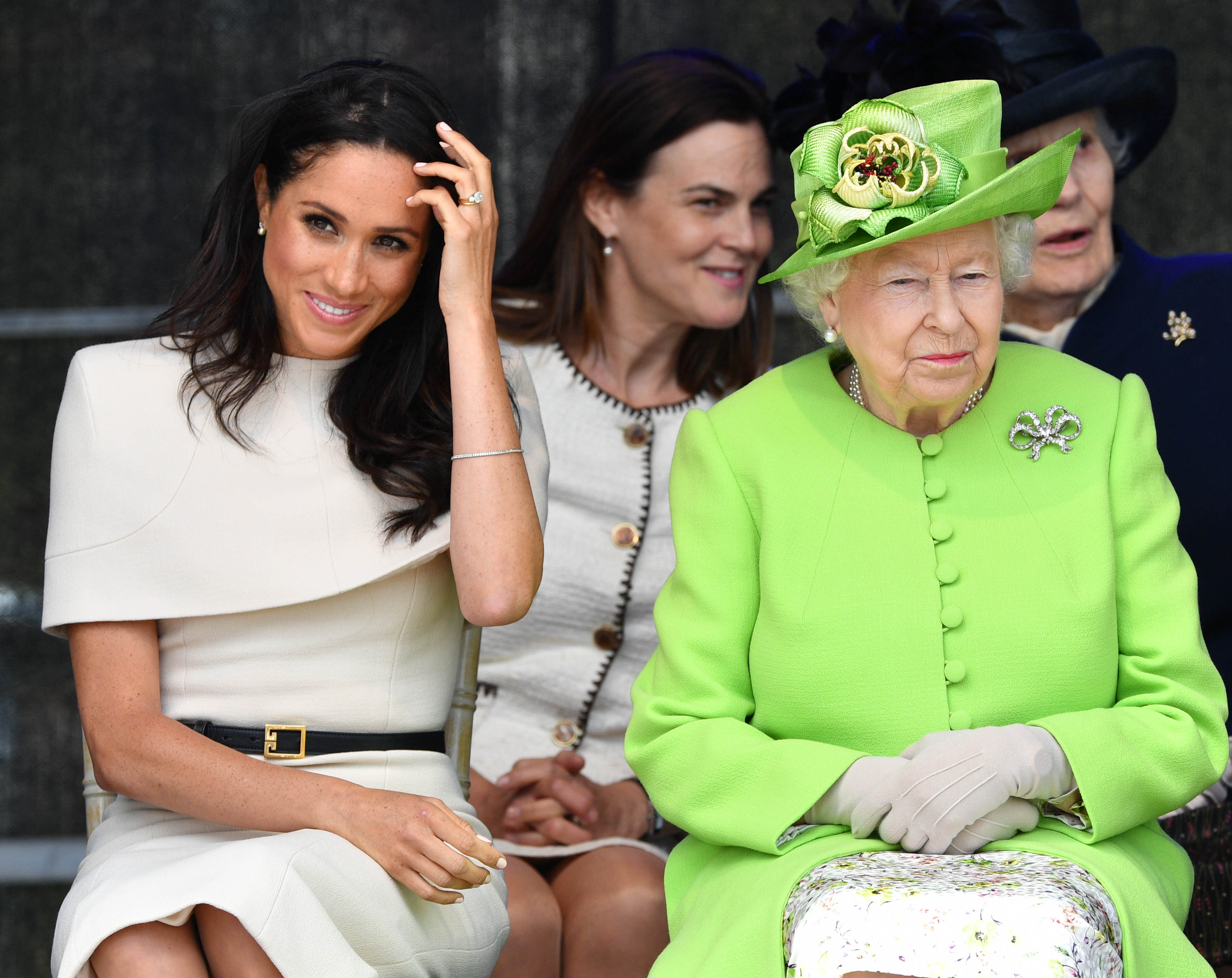 Die Queen mit Meghan Markle