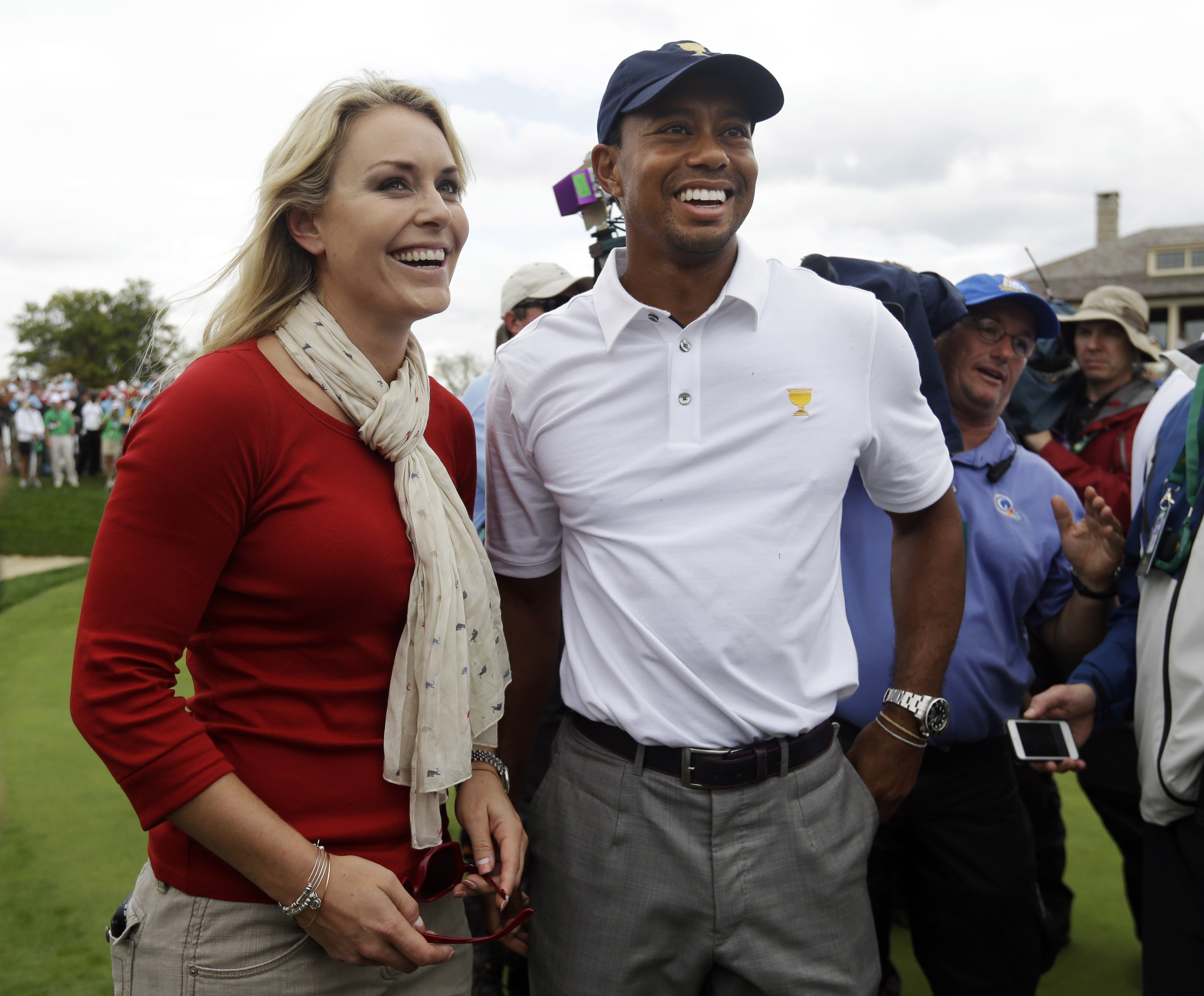 Linsey Vonn und Exfreund Tiger Woods