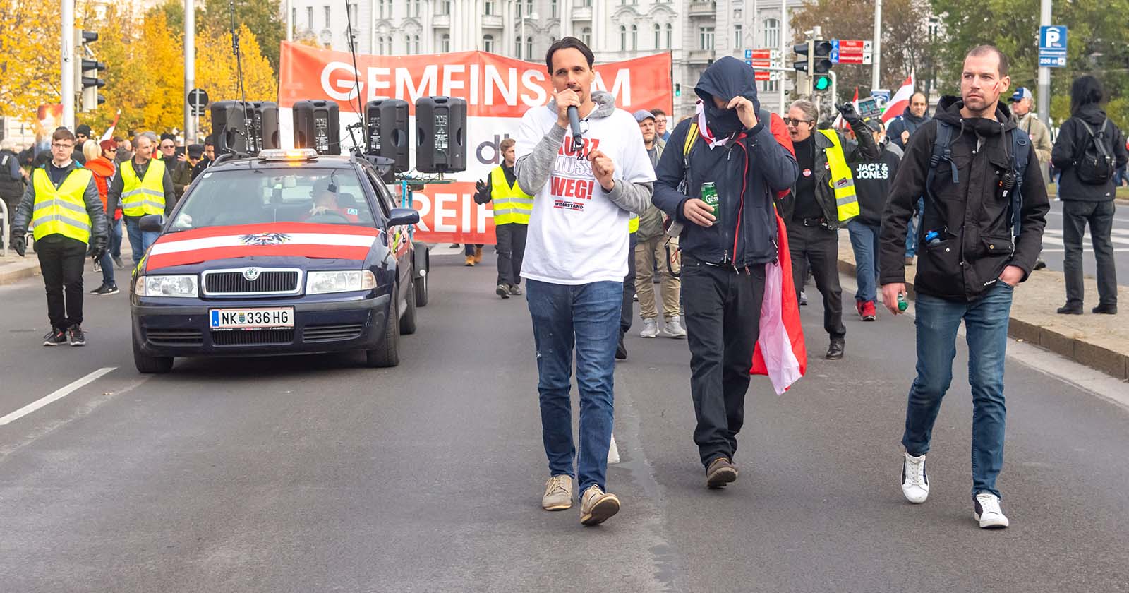Demo-Organisator Martin Rutter