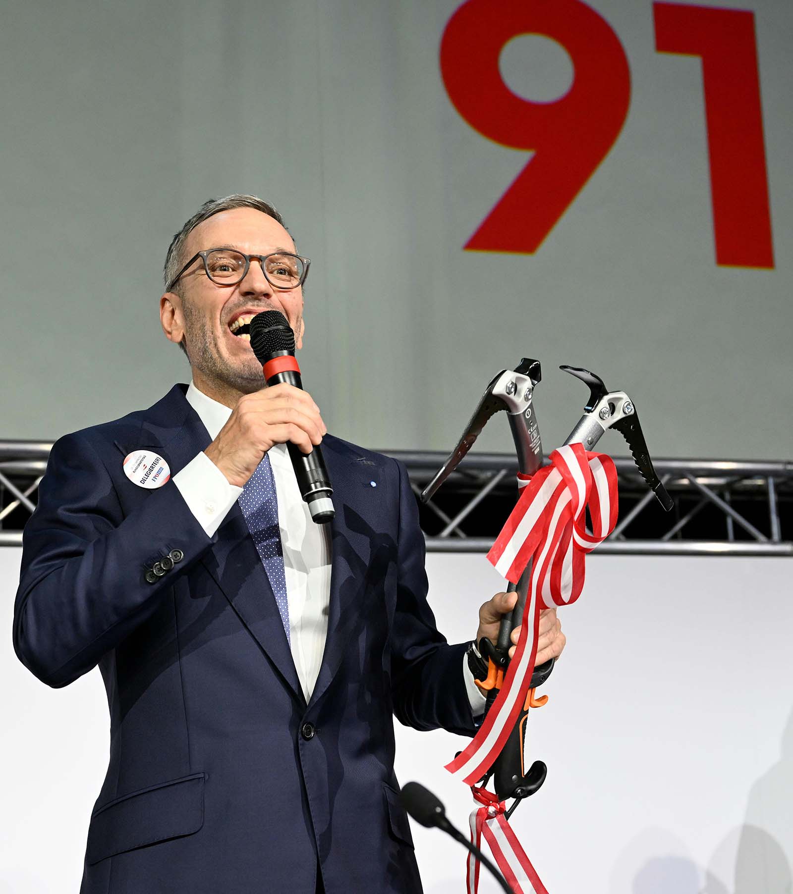 Herbert Kickl beim FPÖ-Bundesparteitag