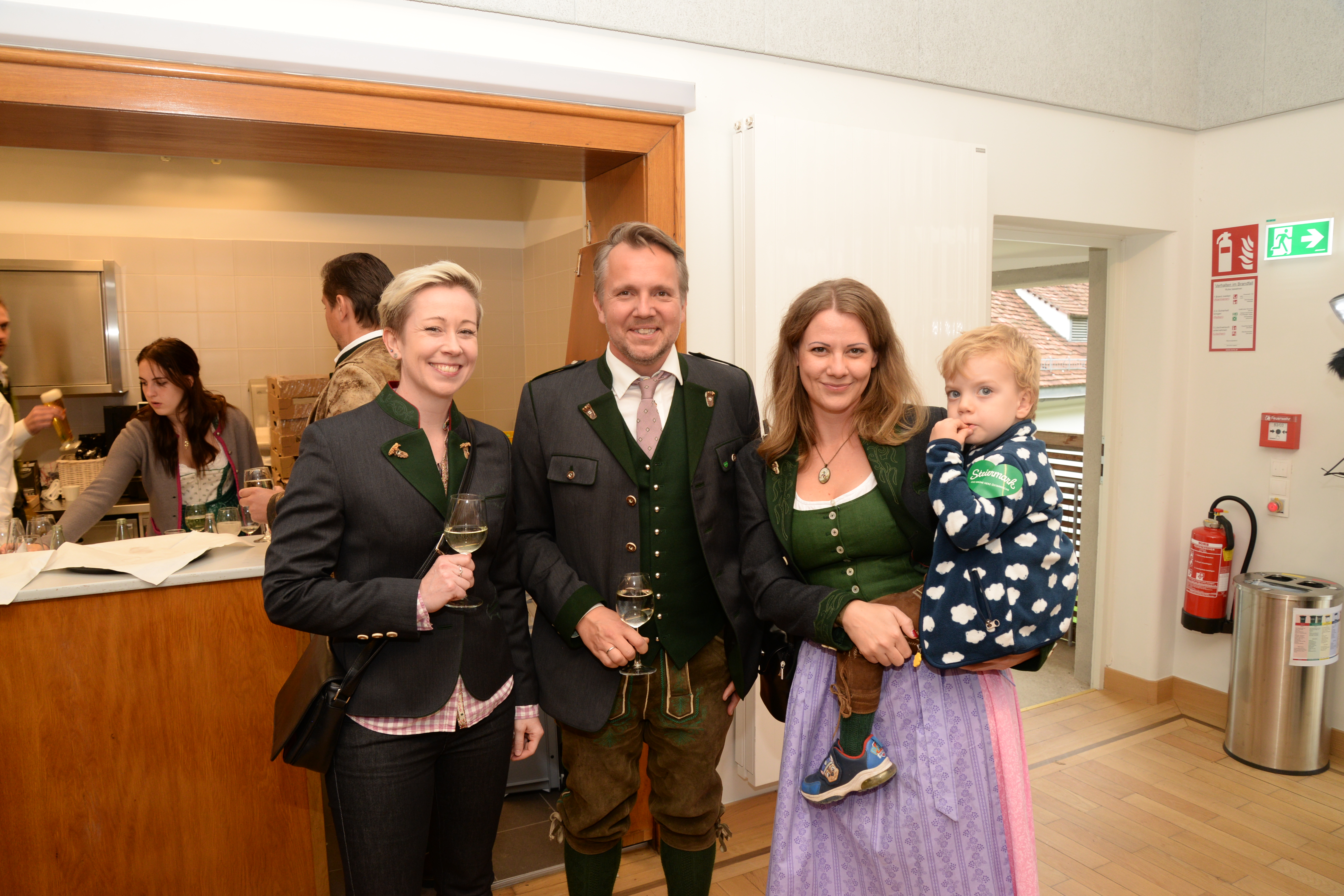 VIP-Empfang beim Aufsteirern in Graz