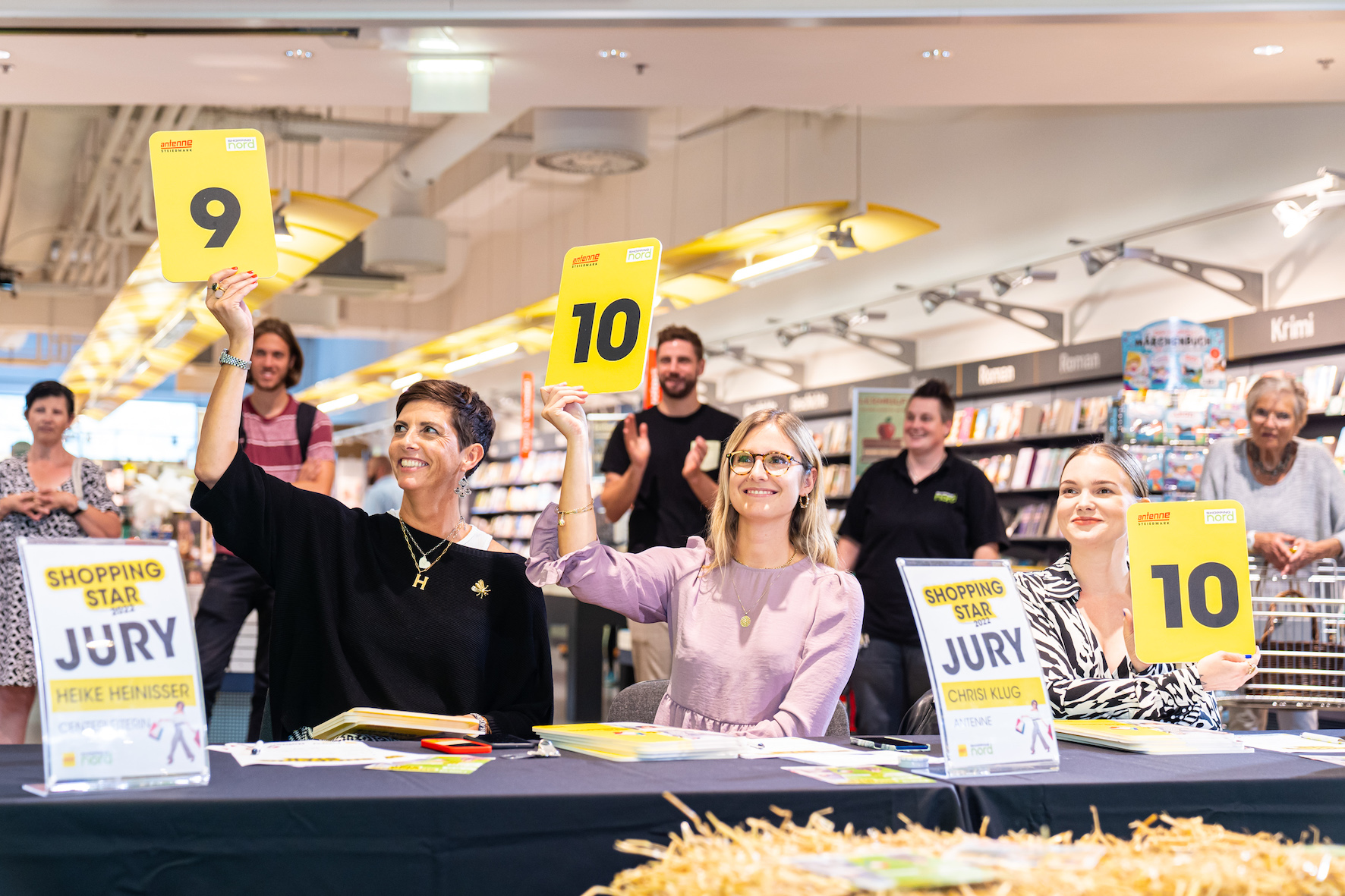 Die hochkarätige Jury mit Heike Heinisser, Chrisi Klug und Sinah Edhofer