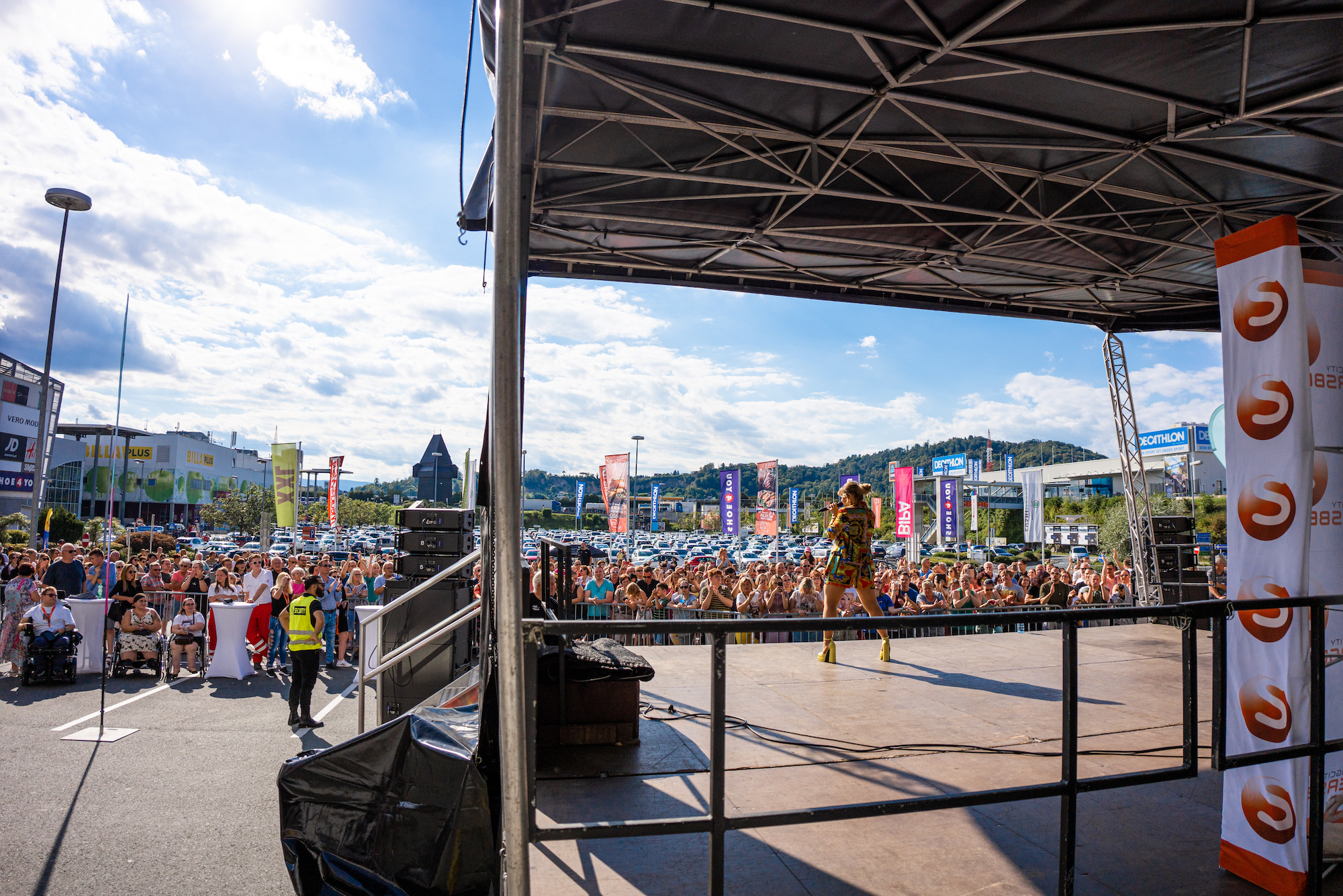 Beatrice Egli bei ihrem Auftritt