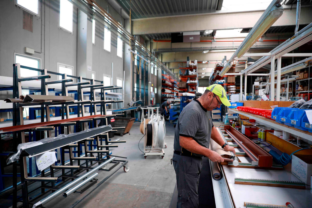 Mitarbeiter bei der Arbeit