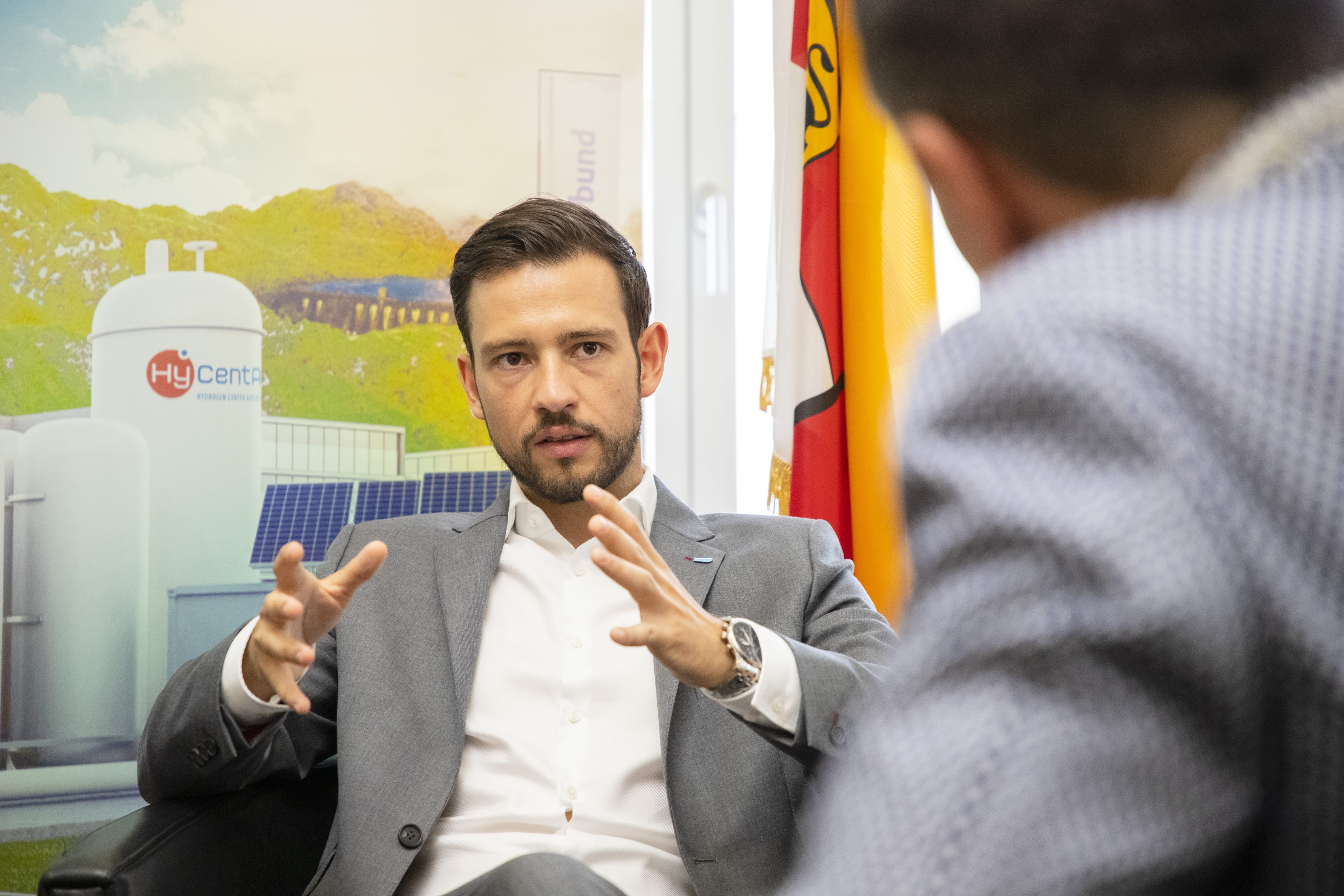 Politiker und Wirtschaftslandesrat Sebastian Schuschnig